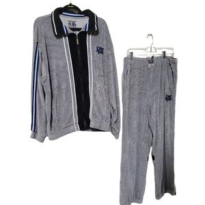 Vintage Phat Farm 92 Velour Tracksuit/Sweatsuit XL